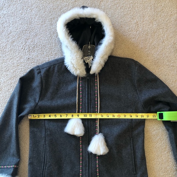 NWOT Girl Star wool blend jacket. - Picture 4 of 11